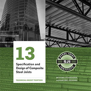Cover of Technical Digest 13 Specification and Design of Composite Steel Joists