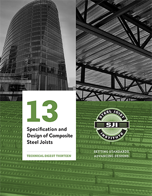 Cover of Technical Digest 13 Specification and Design of Composite Steel Joists