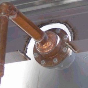 Example of what not to do using steel joist.